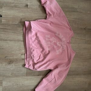 American Eagle pink sweatshirt Size M